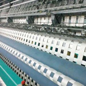 涤纶土工格栅300型生产中